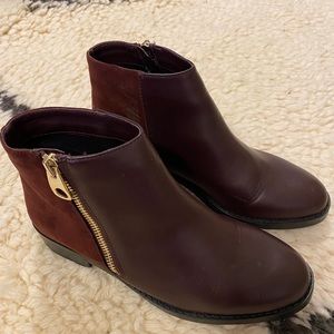 Suede / Leather Ankle Boots